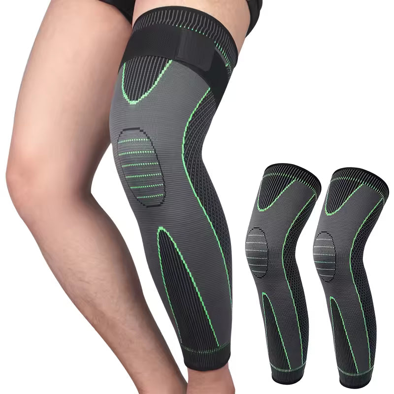 Pro Compression Knee Leg Sleeves Anti-Slip Support for Sports & Pain Relief
