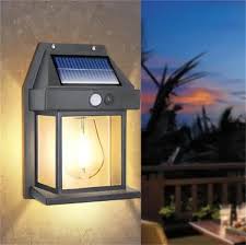 LED Solar Wall Lamp Outdoor Waterproof Up And Down Luminous Lighting Garden Decoration Solar Lights Stairs Fence Sunlight Lamp