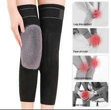 1 Pair Woolen Blend Thermal Knee Warmer